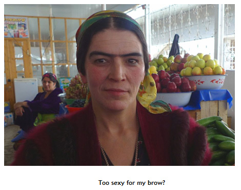 タジキスタンでは つながり眉毛 の女性がセクシー ロケットニュース24