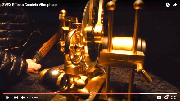動画あり ロウソクの炎が動力源 映写機のようなギター エフェクターが新発売 お値段たったの67万円 ロケットニュース24