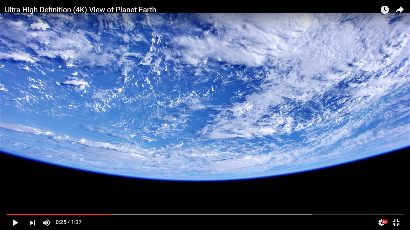 全画面推奨 これ以上の絶景があるか Nasaが宇宙からとらえた地球の4k映像が震えるほど美しい ロケットニュース24