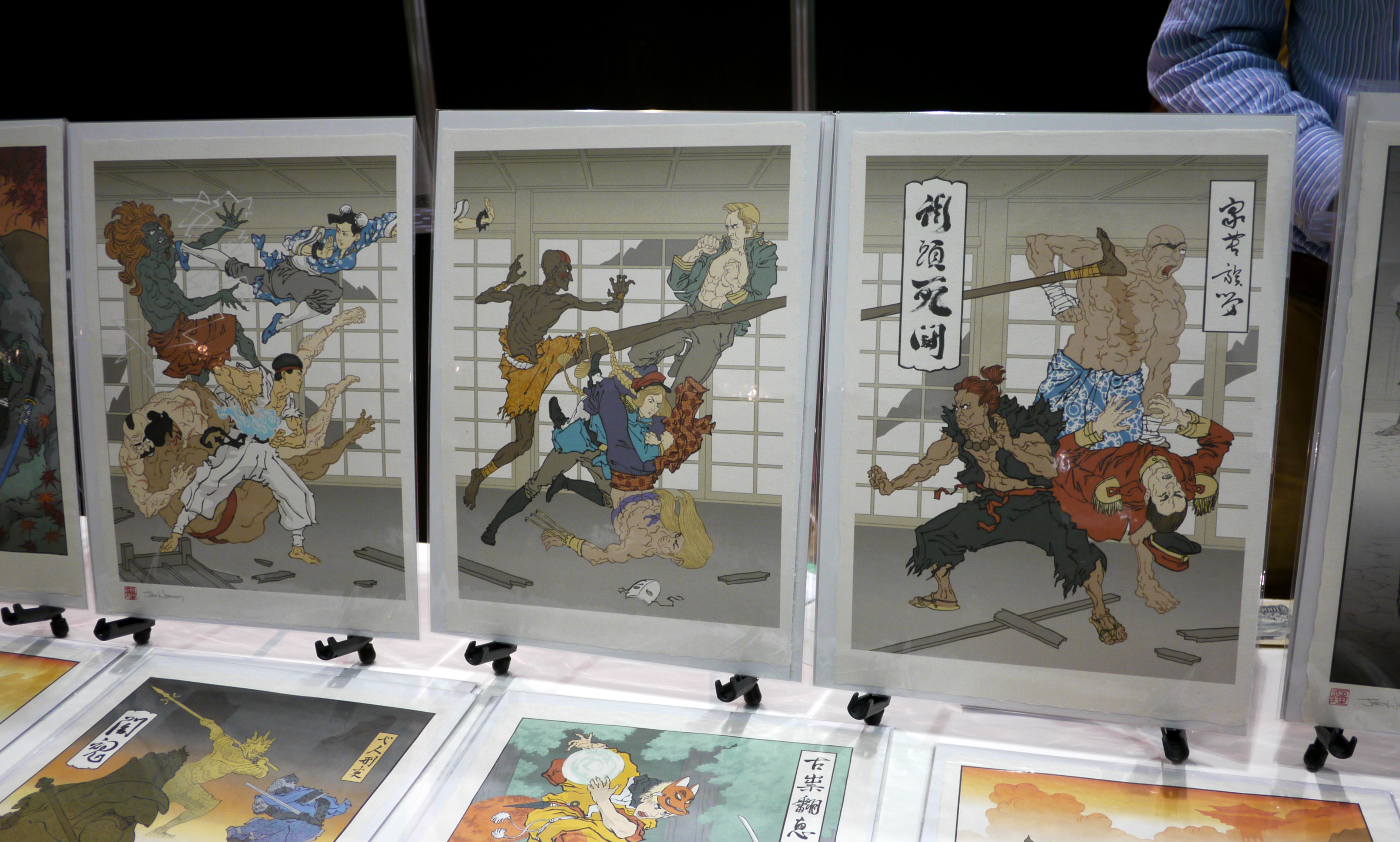 東京コミコン16 ゲームや漫画を浮世絵風にアレンジした 浮世絵ヒーローズ が見てるだけで楽しい ロケットニュース24