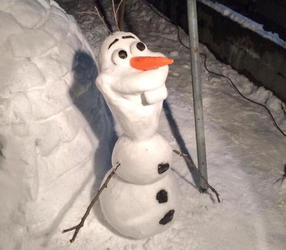 olaf snow man