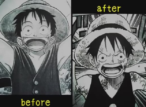 Track the stylistic evolution of Eiichiro Oda’s most famous One Piece