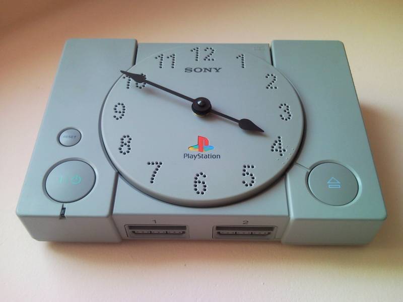 playstation 1 clock