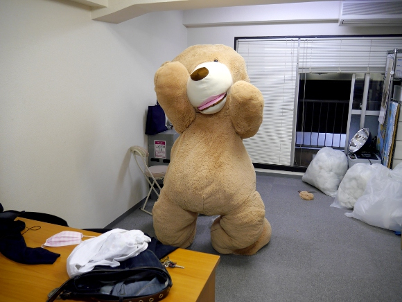 life size teddy bear suit