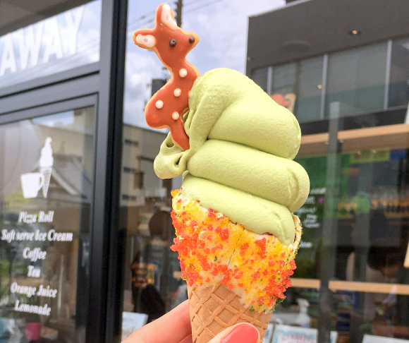 Green Tea Ice Cream From Nara Combines Everything We Love About The City Into One Cute Dessert Soranews24 Japan News