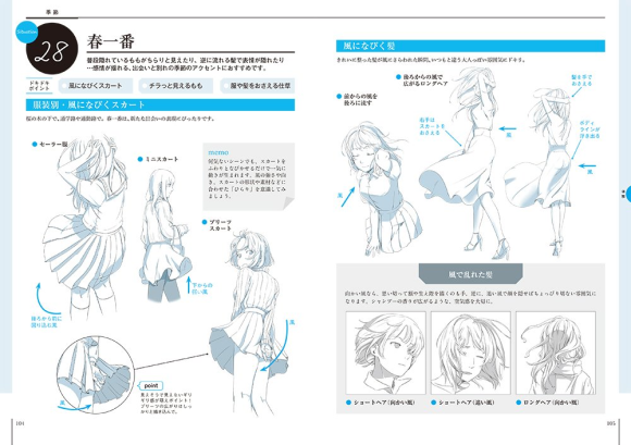Sitting Down Anime Skirt Reference