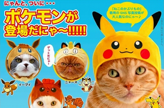 Pok mon cosplay for cats New gacha capsule toy series 