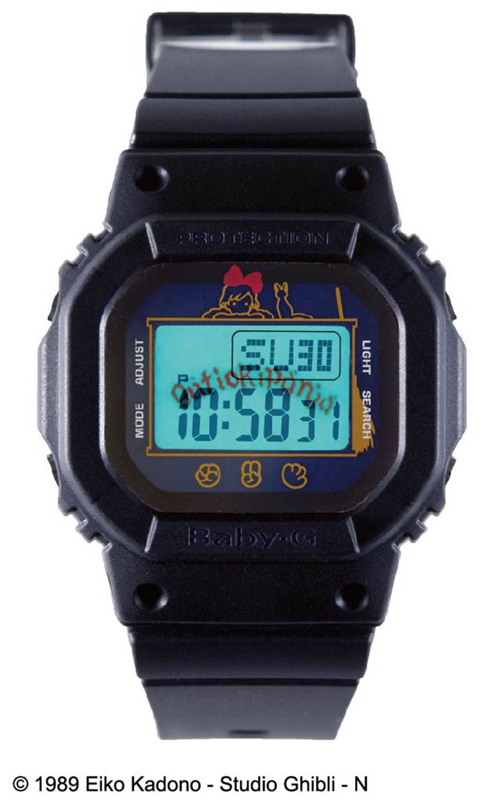 baby g watch animation