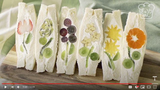 How To Make Amazing Japanese Fruit Flower Sandwiches Soranews24 Japan News