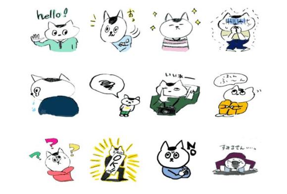 人間世界で暮らす猫 名前はまだないくん のlineスタンプがジワジワと可愛いのだ Pouch ポーチ