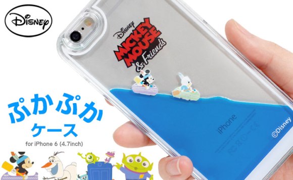 新感覚 ディズニーキャラが水にプカプカ 涼しげなiphoneケースに大注目 Pouch ポーチ