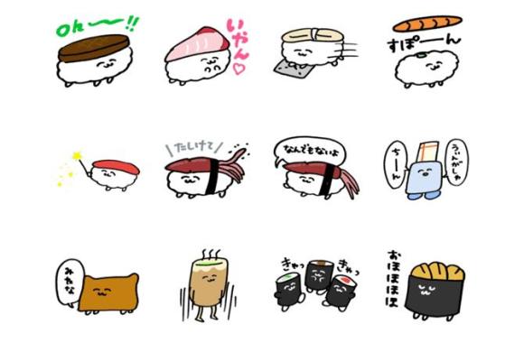 Lineスタンプに続いてガチャガチャにも登場 ゆるゆるお寿司漫画 おしゅしだよ が快進撃だりょ Pouch ポーチ