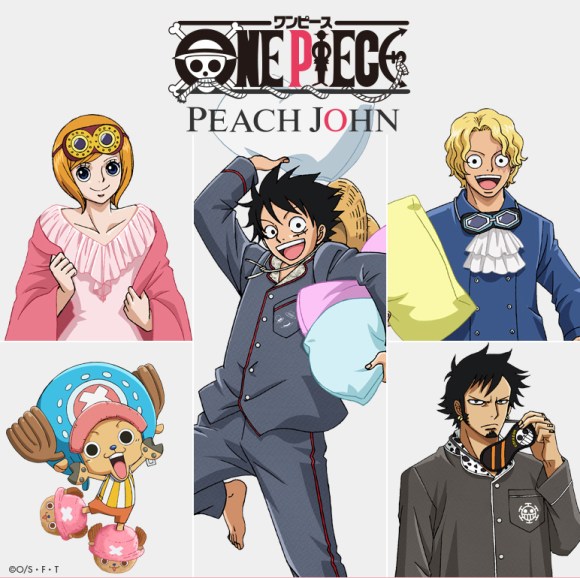 ピーチ ジョンと One Piece のコラボが始まるよぉ ルフィのパジャマやナミの水着など盛りだくさんです Pouch ポーチ