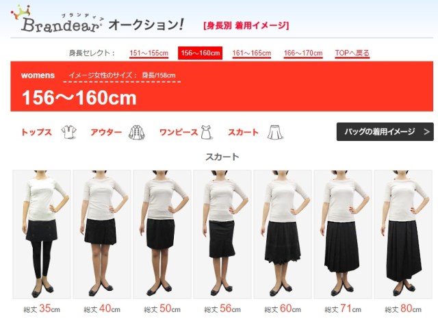 こりゃ使える ネット通販で服を買うときイメージがつかめない ブランディアの 身長別 着用イメージ が超役立つと話題に Pouch ポーチ