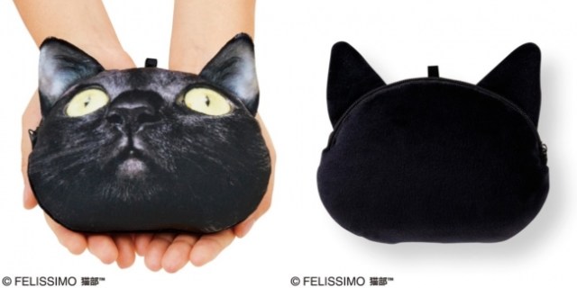 虚無顔 が魅力の黒猫グッズがたまらん可愛さ 顔圧が強めな ごまちゃん アイテムにグッとくるぅ っ Pouch ポーチ