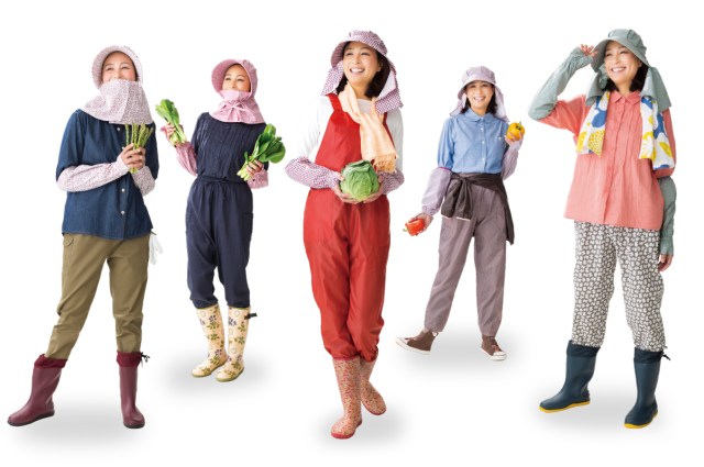 農業女子 畑仕事のおしゃれコーデとは デザイン系野良着ブランド のらスタイル のフリーペーパーが完全にファッション誌です Pouch ポーチ