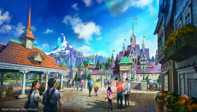 東京ディズニーシーの新テーマポートの名前は ファンタジースプリングス エリアのあちこちに泉が湧いていて癒やされそう Pouch ポーチ