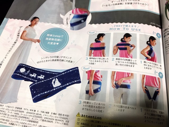 猫背注目 ゼクシィ11月号の付録 姿勢矯正ベルト はデスクワーカーの救世主だ ちなみに300円です Pouch ポーチ