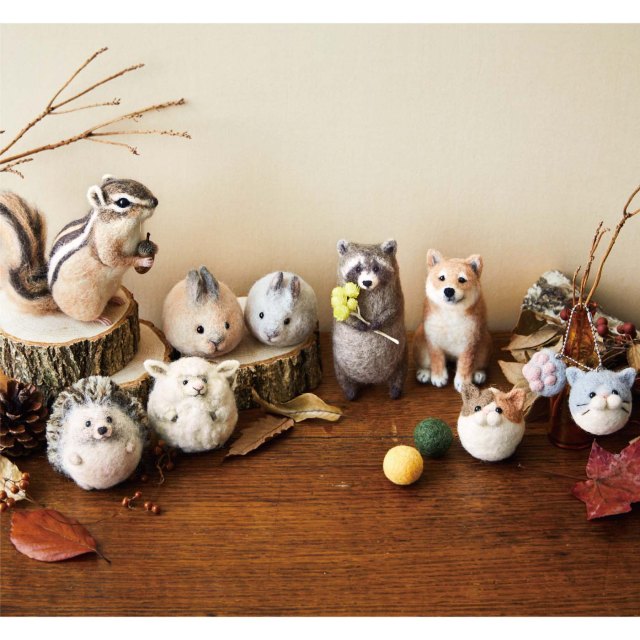 羊毛フェルト初心者でもリアルなシマリスが作れる フェリシモの手芸キット動物が可愛い Pouch ポーチ 羊毛フェルト初心者でもリアルなシマリスが作れる フェリシモの手芸キット動物が可愛い Pouch ポーチ